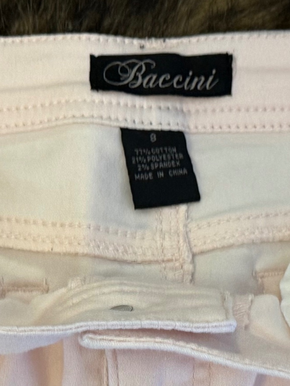 Light Pink Baccini Brand Jeans (Size 8) - Picture 9 of 9
